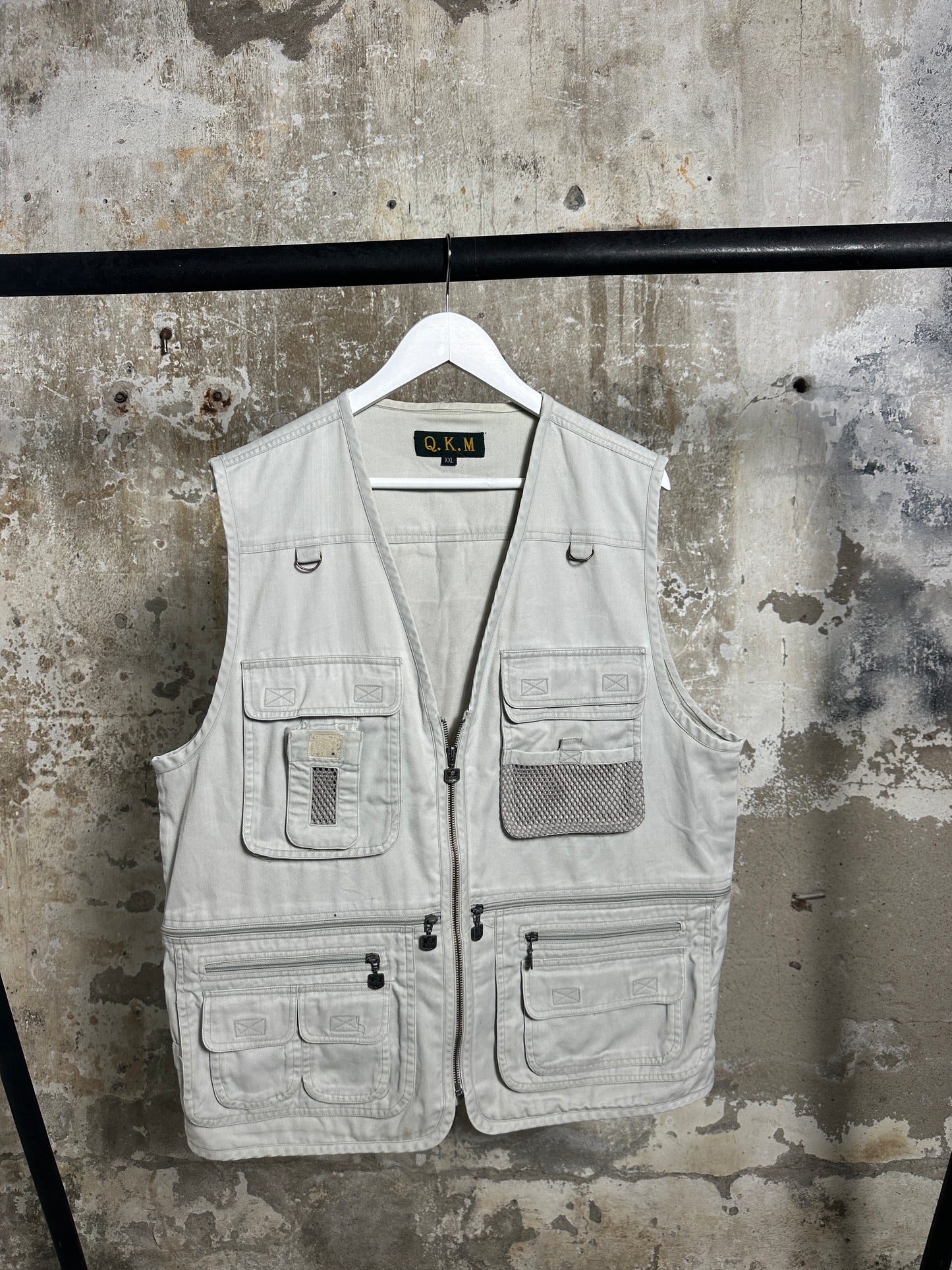 Light grey utility vest