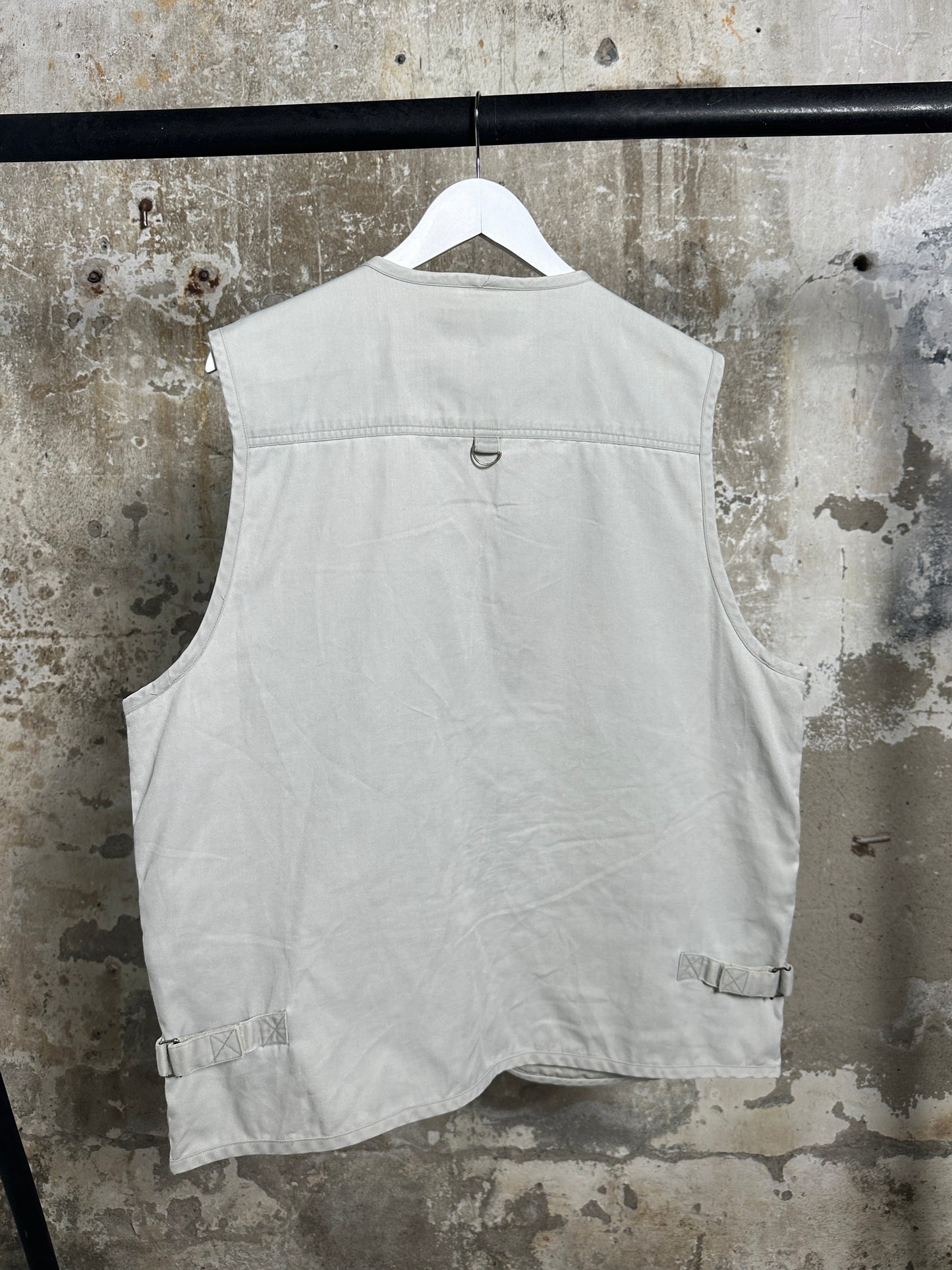 Light grey utility vest