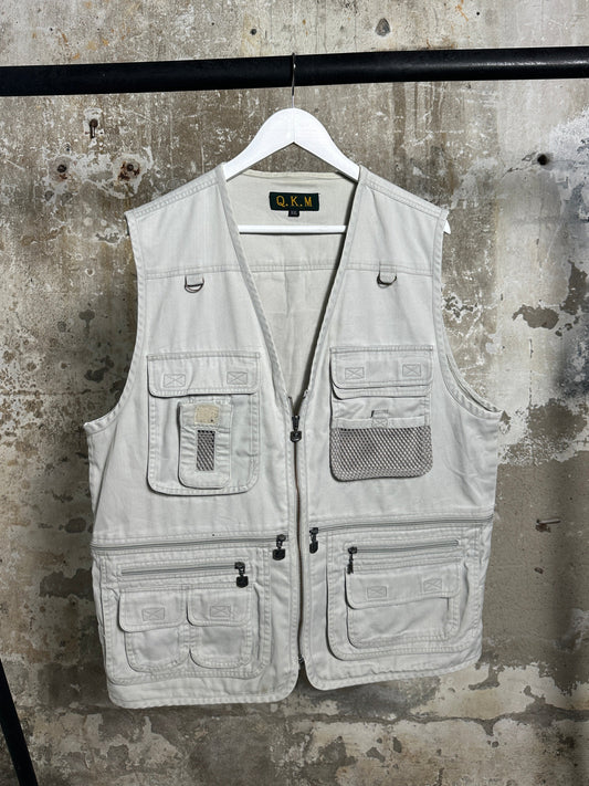 Light grey utility vest